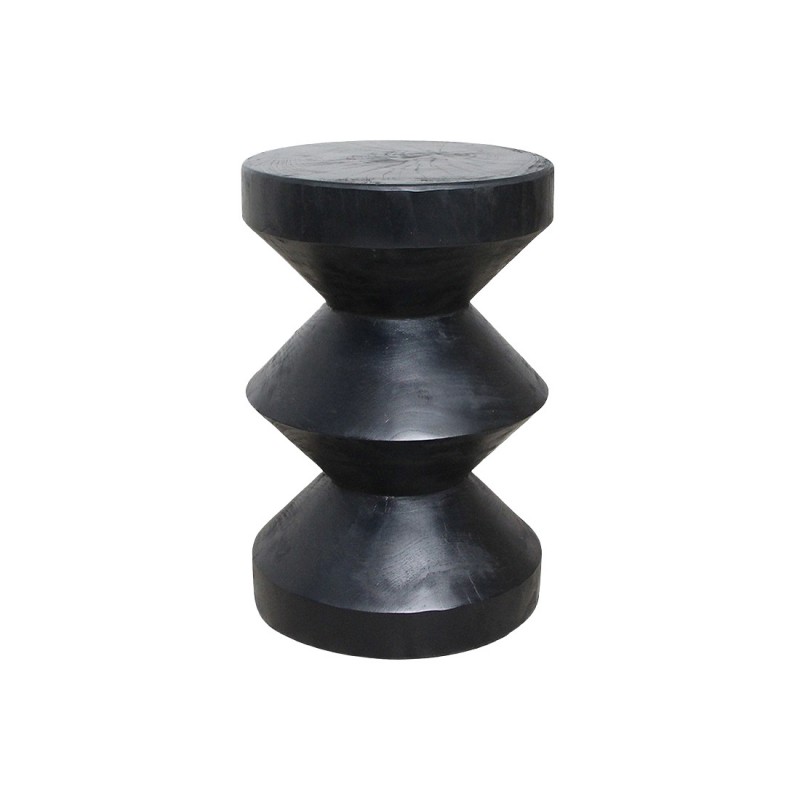 SIDE TABLE RIZ TEAKWOOD BLACK - CAFE, SIDE TABLES SIDE TABLE RIZ TEAKWOOD BLACK - CAFE, SIDE TABLES